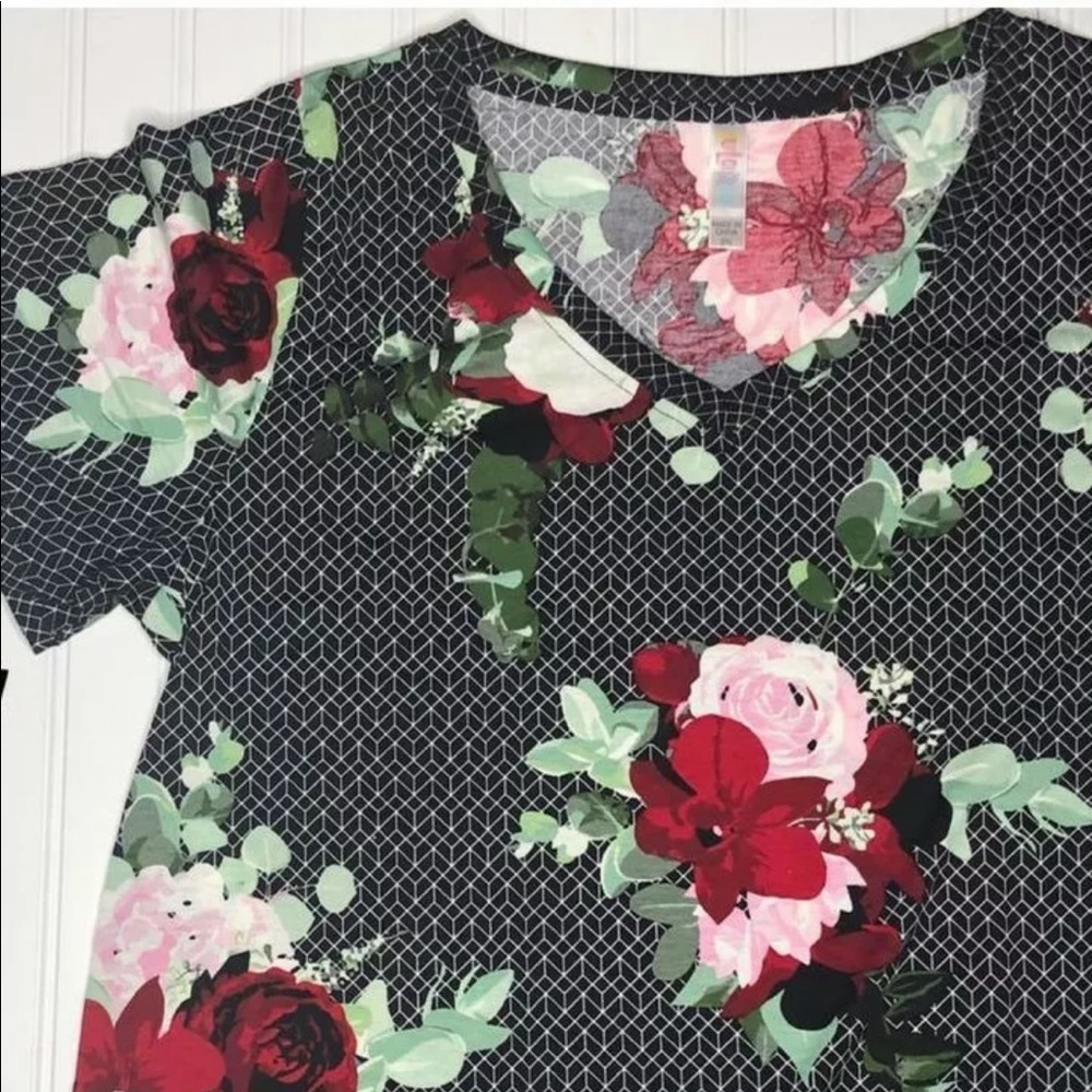 Lularoe Floral Geometric Christy Size Large NWT